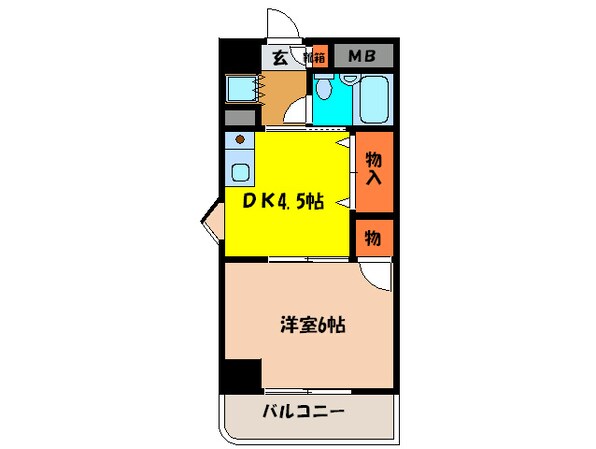 グリ－ンヒルⅡの物件間取画像